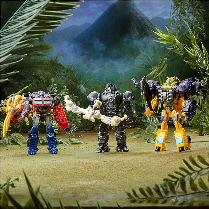 Transformers Toys Rise of The Beasts Movie, Beast Alliance, Beast Battle Masters Skullcruncher Action Figure - Ages 6 and Up, 3-inch - Figurio