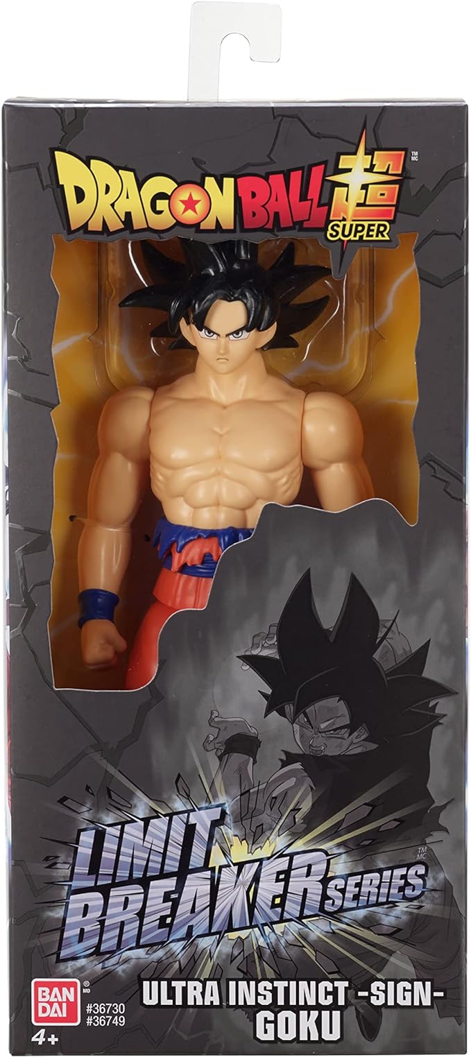 Bandai Namco - Dragon Ball Super - Ultra Instinct Goku Sign, Limit Breaker 12" Action Figure - Figurio