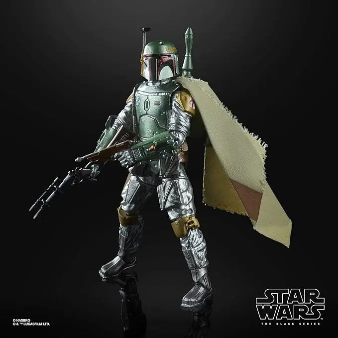 STAR WARS The Black Series Carbonized Collection Boba Fett Toy Figure - Figurio