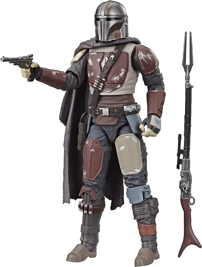 STAR WARS The Black Series The Mandalorian Toy 6" Scale Collectible Action Figure, Toys for Kids Ages 4 & Up - Figurio