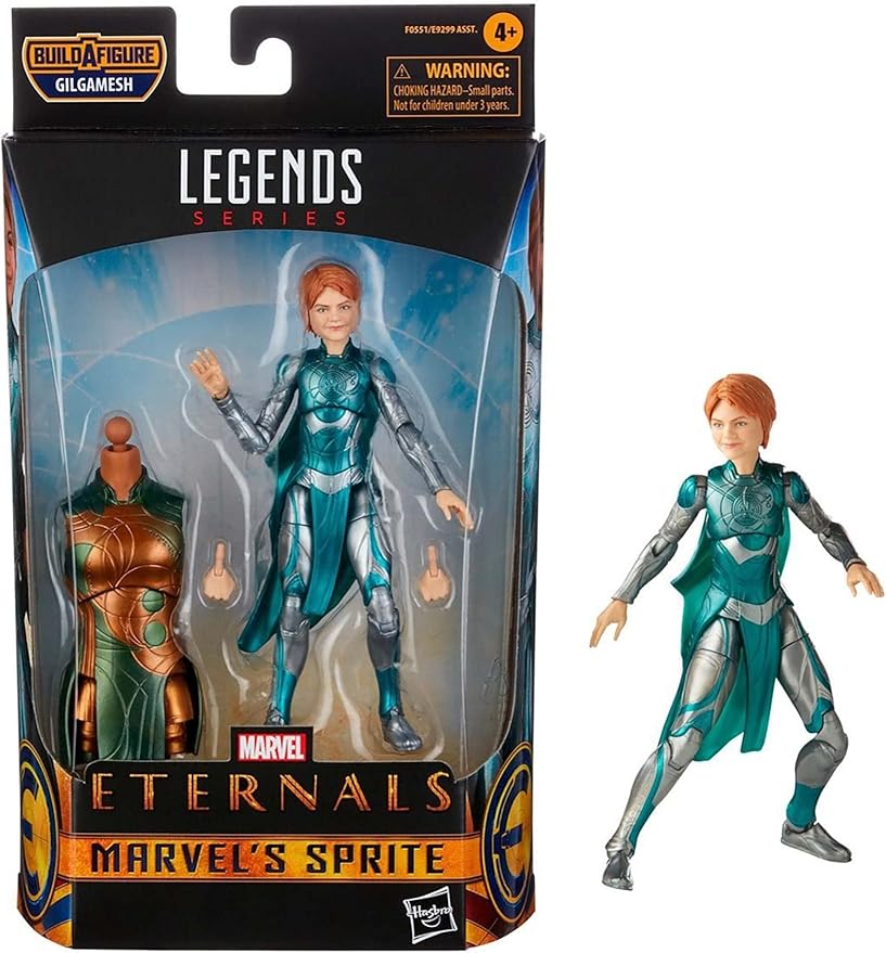 Marvel Hasbro Legends Series The Eternals Sprite 6-Inch Action Figure Toy, Movie-Inspired Design, Includes 2 Accessories, Ages 4 and Up - Figurio