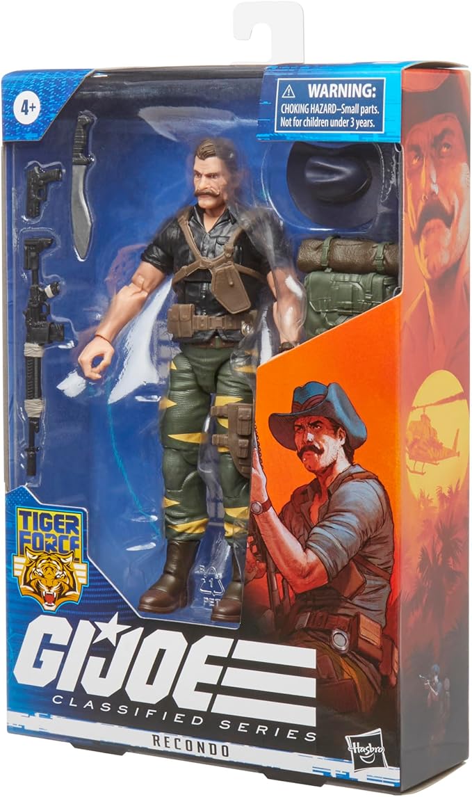 G.I. Joe Classified Series Figure, 6" Figure with Accessories - Tiger Force Recondo - F4757 - Hasbro - Figurio