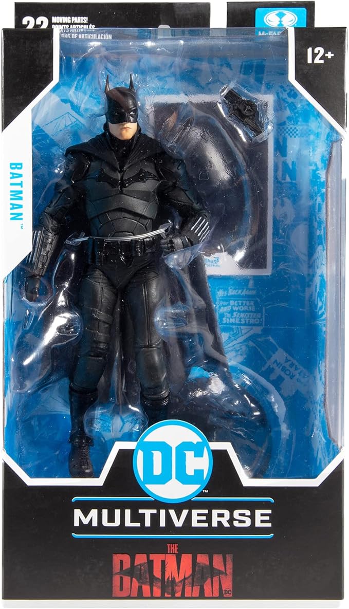 DC Batman: The Batman (Movie) 7" Action Figure with Accessories - Figurio