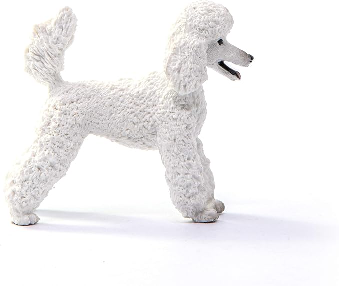 Schleich Farm World, Realisitc Dog Toys for Boys and Girls Ages 3 and Above, Poodle Toy Figurine - Figurio