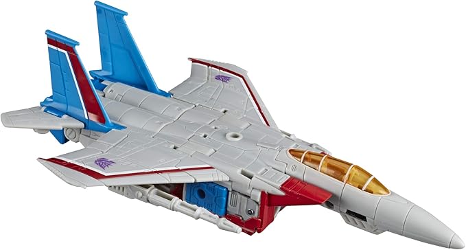 Transformers Toys Generations War for Cybertron: Earthrise Voyager WFC-E9 Starscream Action Figure - Kids Ages 8 and Up, 7-inch - Figurio