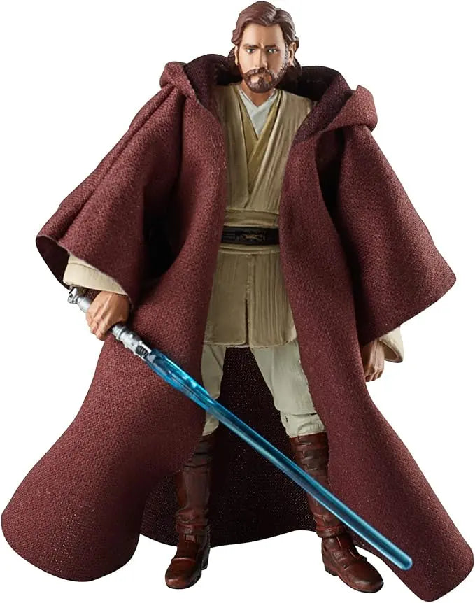 STAR WARS The Vintage Collection OBI-Wan Kenobi Toy VC31, 3.75-Inch-Scale Attack of The Clones Action Figure, Toys Kids 4 and Up - Figurio