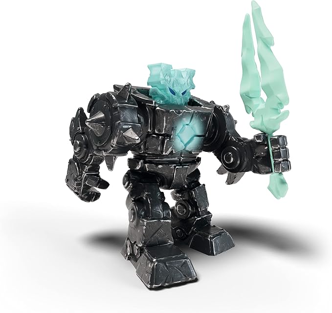 Schleich Eldrador 3-Piece Monster Robot Toy for Boys and Girls Ages 7+, Eldrador Mini Creatures Shadow Ice Robot,Multi - Figurio