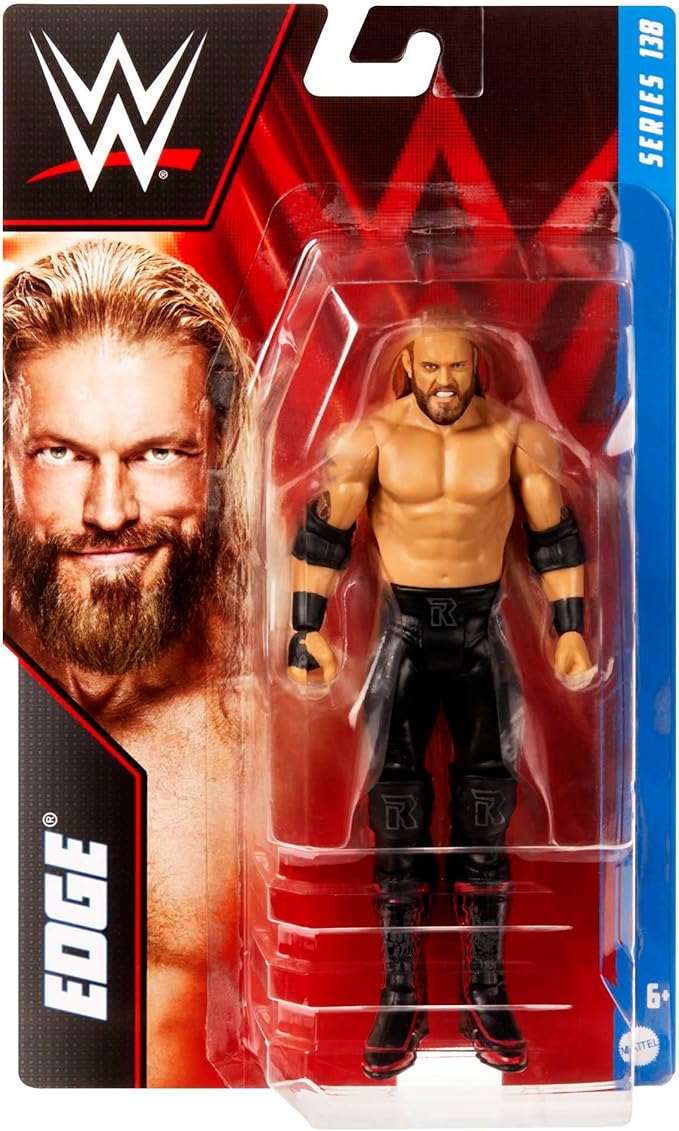 Mattel WWE Edge Basic Action Figure, 10 Points of Articulation & Life-like Detail, 6-inch Collectible - Figurio