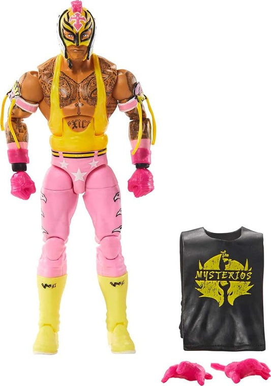 Mattel WWE Rey Mysterio Top Picks Elite Collection Action Figure, Articulation & Life-Like Detail, Interchangeable Accessories, 6-in - Figurio