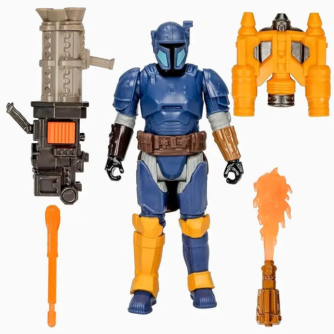 STAR WARS Epic Hero Series Paz Vizsla 4-Inch Deluxe Action Figure & 4 Accessories, Toys for 4 Year Old Boys and Girls - Figurio