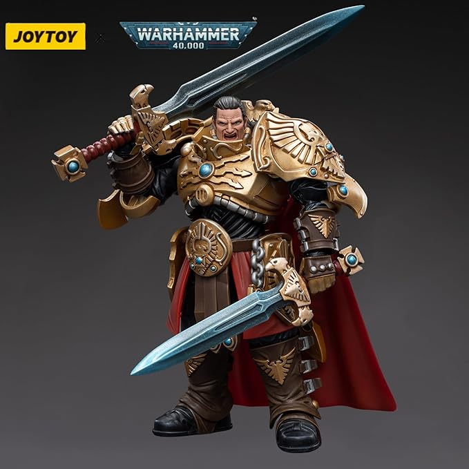 JOYTOY Warhammer 40K 1/18 Action Figure Adeptus Custodes Blade Champion Anime Collection Model Gift - Figurio