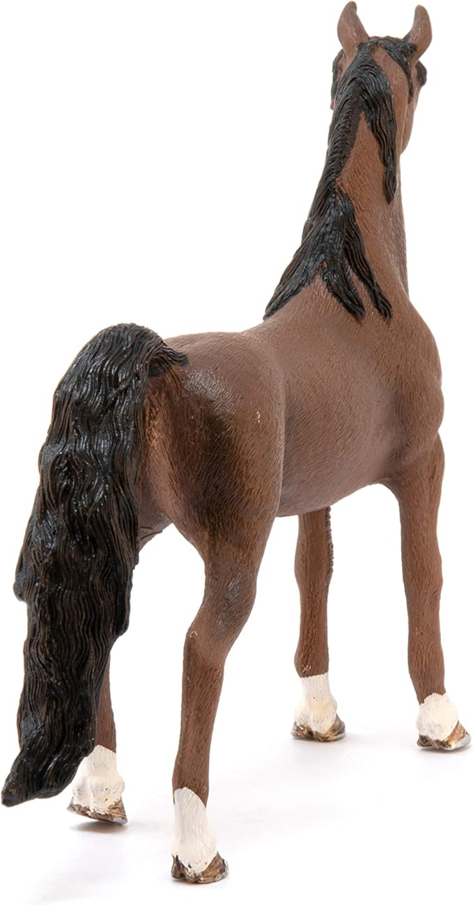 Schleich Horse Club, Horse Toys for Girls and Boys, American Saddlebred Gelding Horse Toy Figurine, Ages 5+ - Figurio