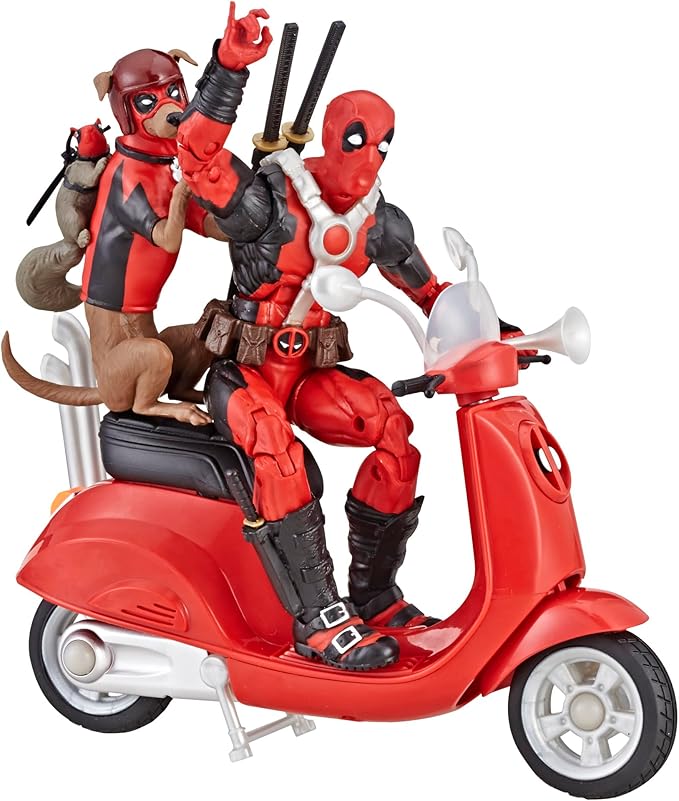 Marvel Legends Series Deadpool Corps Comics Collectible 6 Inch Action Figure & Vehicle, Includes Dogpool & Squirrelpool - Figurio