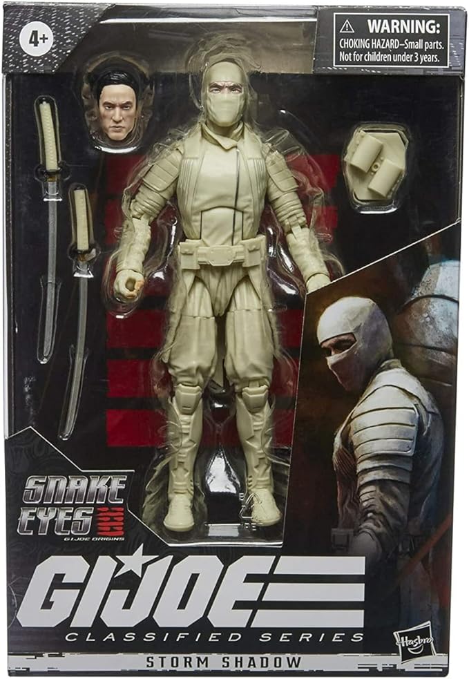 Hasbro G.I. Joe Classified Series 6-Inch Storm Shadow and Snake Eyes Action Figure Bundle (2 Items) - Figurio