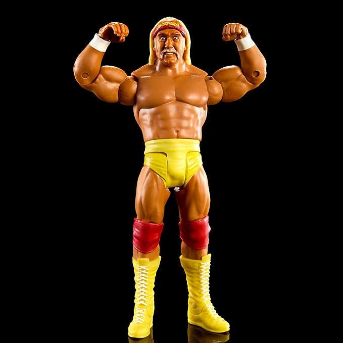 Mattel WWE Hulk Hogan Basic Action Figure, 10 Points of Articulation & Life-like Detail, 6-inch Collectible - Figurio