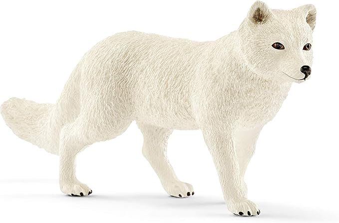 Schleich Wild Life, Animal Figurine, Animal Toys for Boys and Girls 3-8 Years Old, Arctic Fox - Figurio