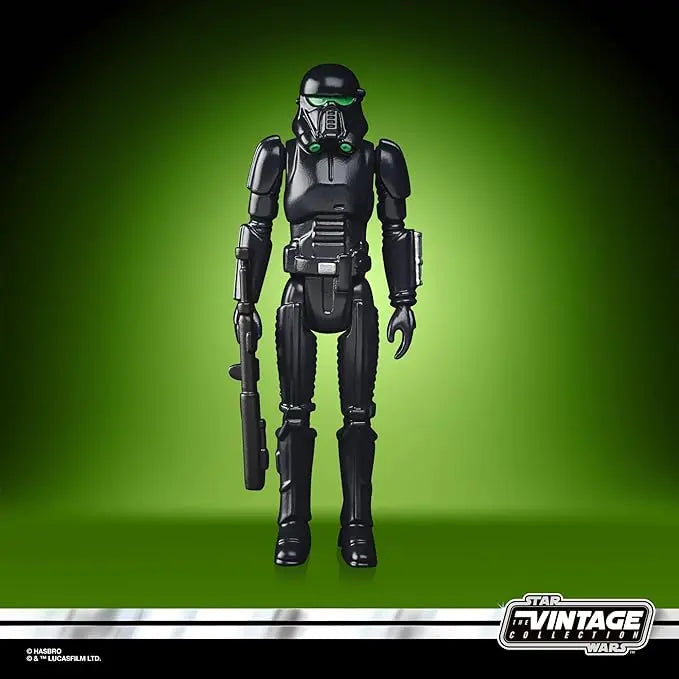 STAR WARS Retro Collection Imperial Death Trooper Toy 3.75-Inch-Scale The Mandalorian Collectible Action Figure, Kids 4 and Up - Figurio