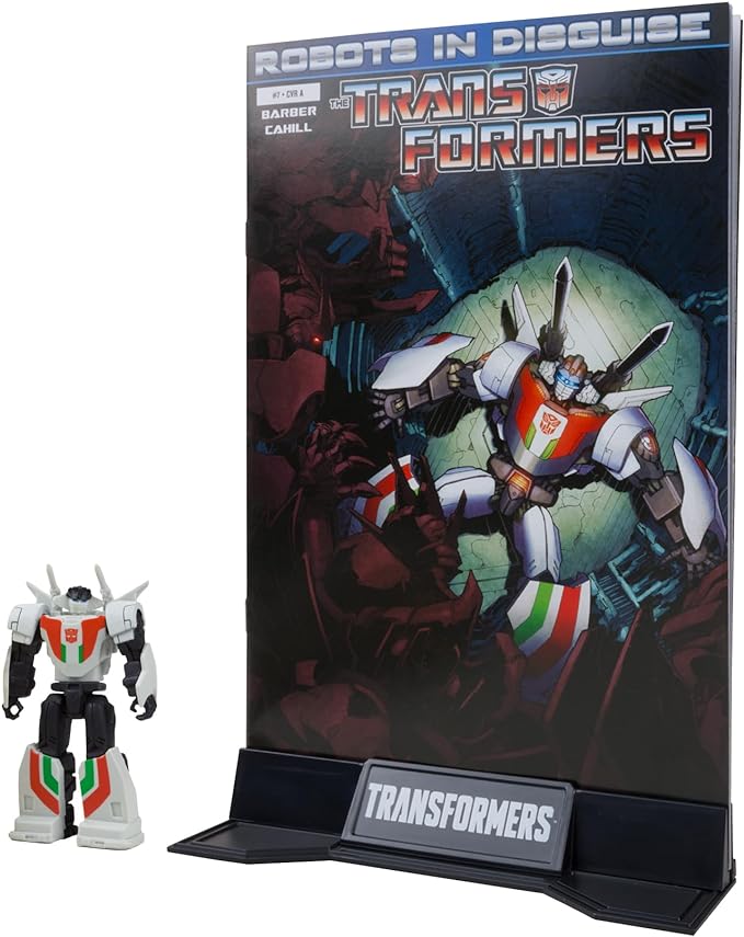 McFarlane Toys - Transformers Page Punchers 2pk Bumblebee and Wheeljack 3in Action Figures with 2 Comics - Figurio