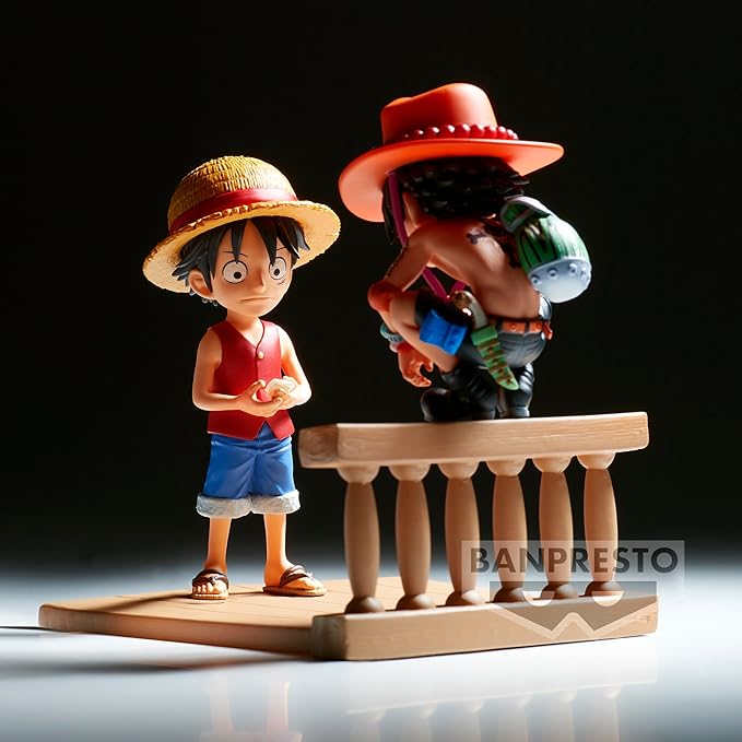 Banpresto - One Piece - Log Stories - Monkey D. Luffy & Portgas D. Ace, Bandai Spirits World Collectable Figure - Figurio