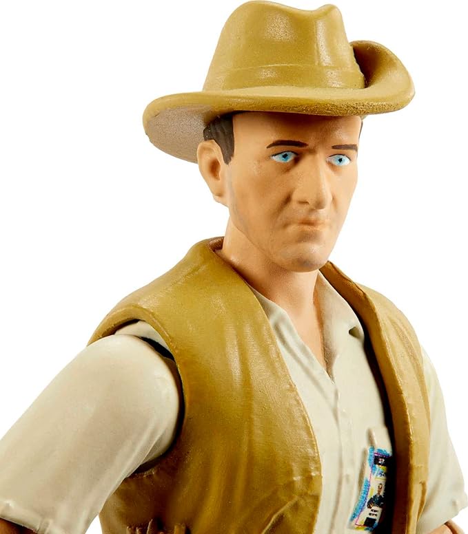 Mattel Jurassic World Mattel Jurassic Park Hammond Collection Human Action Figure, Robert Muldoon with Articulation, 3.75-in Tall - Figurio