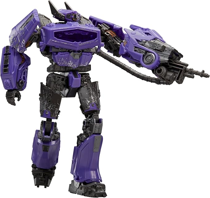 Transformers Toys Studio Series Voyager Bumblebee 110 Shockwave, 6.5-inch Converting Action Figure, 8+ - Figurio