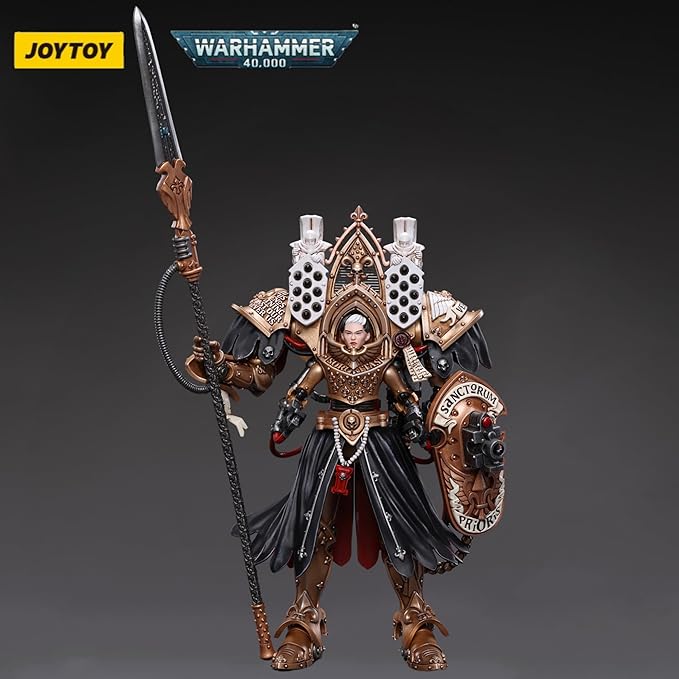 JOYTOY Warhammer 40K 1/18 Action Figure Adepta Sororitas Abbess Sanctorum Morvenn Vahl Anime Collection Model Gift - Figurio