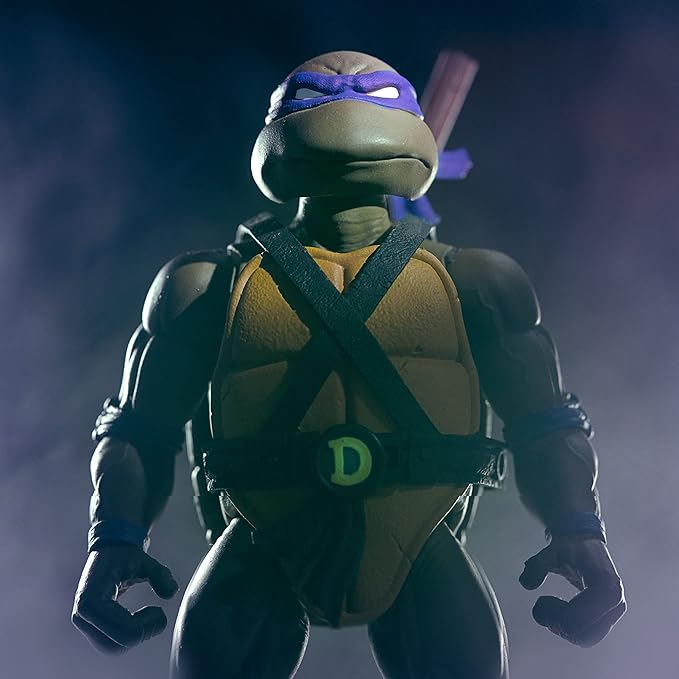 Super7 ULTIMATES! Teenage Mutant Ninja Turtles Donatello - 7" TMNT Action Figure with Accessories Classic Cartoon Collectibles and Retro Toys - Figurio