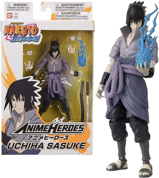 BANDAI 36902 Anime Heroes-Naruto 15cm Uchiha Sasuke-Action Figures - Figurio