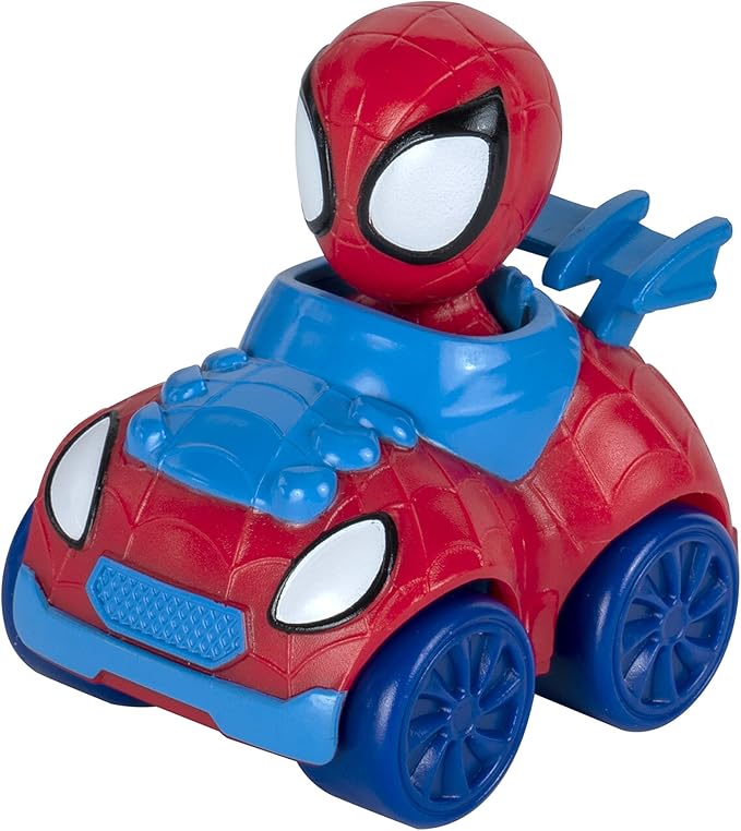 Marvel Spidey and his Amazing Friends Web Transporter Feature Vehicle, Lights & Sounds - Includes 3 Amazing Mini Vehicles, Unisex - Figurio