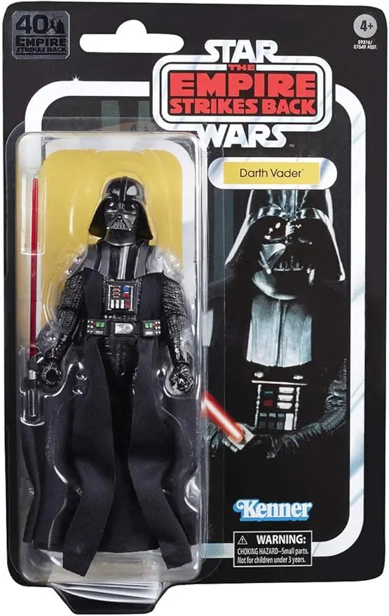 STAR WARS The Black Series Darth Vader 6-Inch Scale The Empire Strikes Back 40th Anniversary Collectible Figure, Ages 4 and Up - Figurio