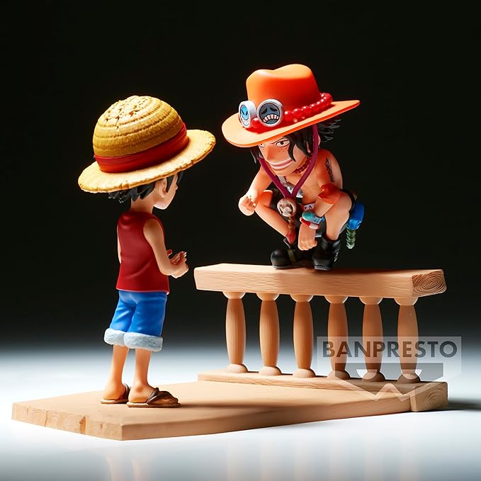 Banpresto - One Piece - Log Stories - Monkey D. Luffy & Portgas D. Ace, Bandai Spirits World Collectable Figure - Figurio