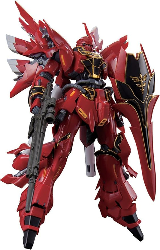 Bandai Hobby RG MSN-06S Sinanju Gundam UC Action Figure (1/144 Scale) - Figurio