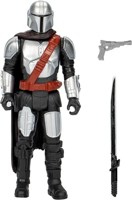 STAR WARS Epic Hero Series The Mandalorian 4-Inch Action Figure & 2 Accessories, Toys for 4 Year Old Boys and Girls - Figurio