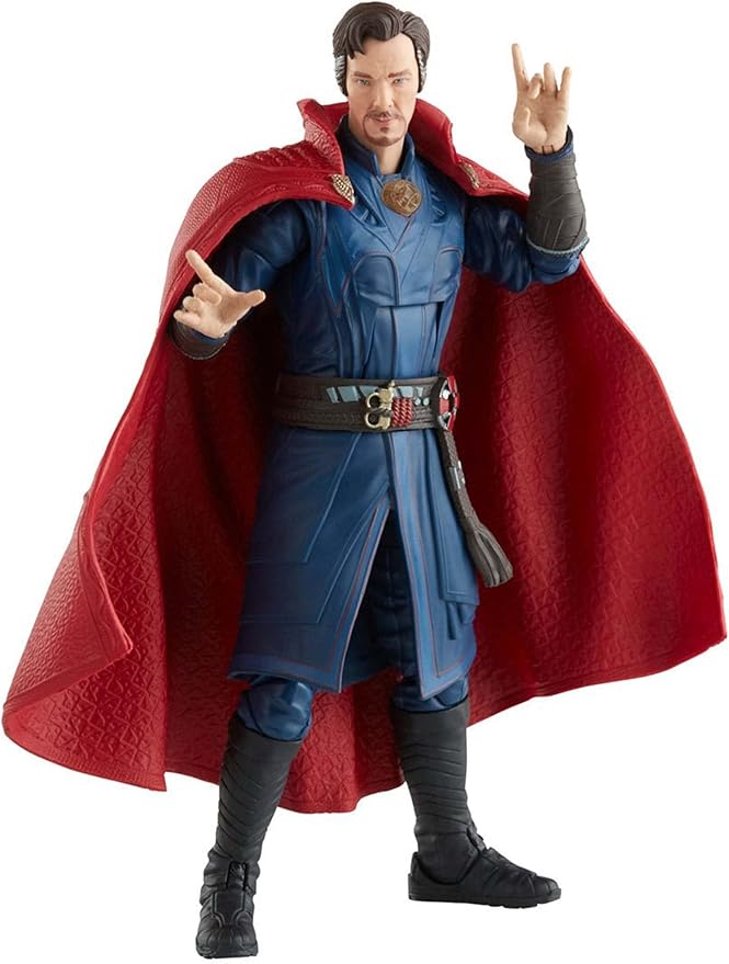 Marvel Legends Series Doctor Strange in The Multiverse of Madness 6-inch Collectible Doctor Strange Cinematic Universe Action Figure Toy,4 Accessories - Figurio