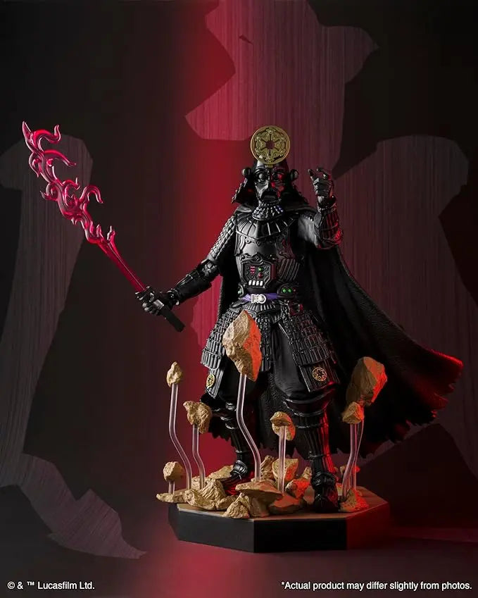 TAMASHII NATIONS - Star Wars: Obi-Wan Kenobi - Samurai Taisho Darth Vader (Vengeful Spirit), Bandai Spirits Meisho Movie Realization Action Figure - Figurio