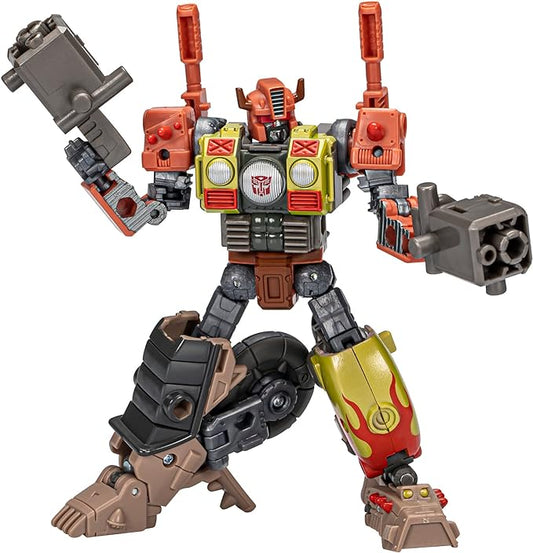 Transformers Toys Legacy Evolution Deluxe Crashbar Toy, 5.5-inch, Action Figure for Boys and Girls Ages 8 and Up - Figurio