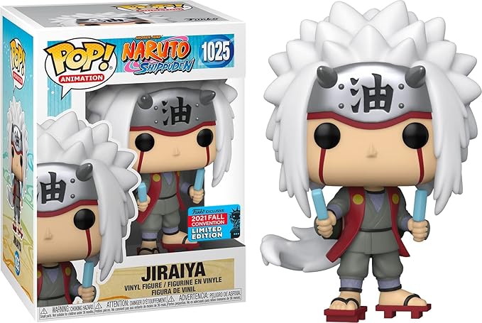 Funko Pop! Naruto Shippuden - Jiraiya with Popsicle, 2021 Fall Convention Exclusive Vinyl Figure #1025 - Figurio