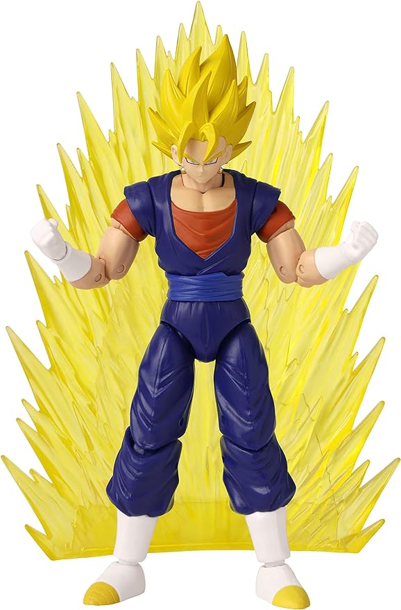 Dragon Stars Series - Dragon Ball Super - Super Saiyan Vegito, 6" Action Figure Power Up Pack - Figurio