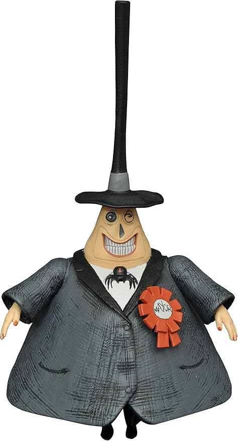 Diamond Select Toys The Nightmare Before Christmas Best of Series: Mayor Action Figure, Multicolor - Figurio