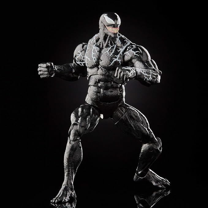 Marvel Hasbro Legends Series Venom 6-inch Collectible Action Figure Venom Toy, Premium Design and 3 Accessories - Figurio