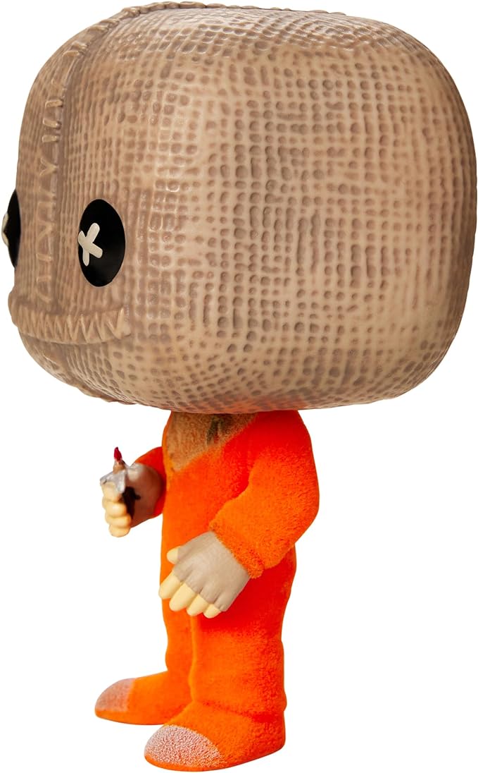 Funko Spirit Halloween Trick 'r Treat Sam with Razor Flocked POP! Figure | Horror Collectible - Figurio