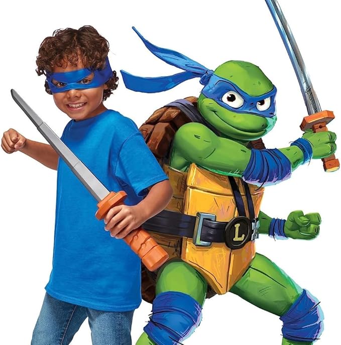 Teenage Mutant Ninja Turtles: Mutant Mayhem Leonardo Katana Sword Basic Role Play Set by Playmates Toys - Figurio