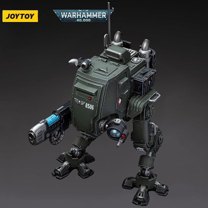 JOYTOY Warhammer 40K Action Figure Astra Militarum Cadian Armoured Sentinel Collection Anime Model 1/18 for Unisex, Adult, Christmas, Birthday Gift - Figurio