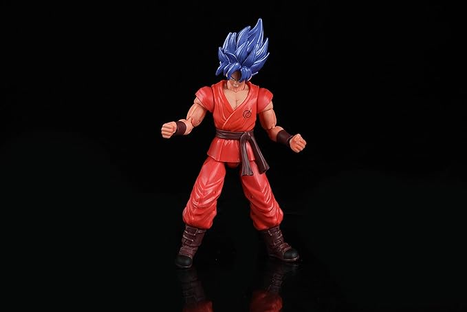 Bandai America - Dragon Ball Super Dragon Stars Super Saiyan Blue Kaioken x10 Goku - Figurio