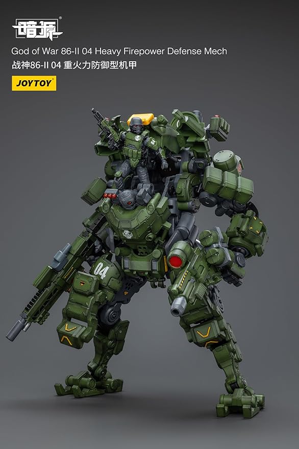 JOYTOY Action Figure Mecha 1/25 Dark Source God of War 86-II 04 Heavy Firepower Defense Mech 9.44inch Movable Model Collectible Figurine - Figurio