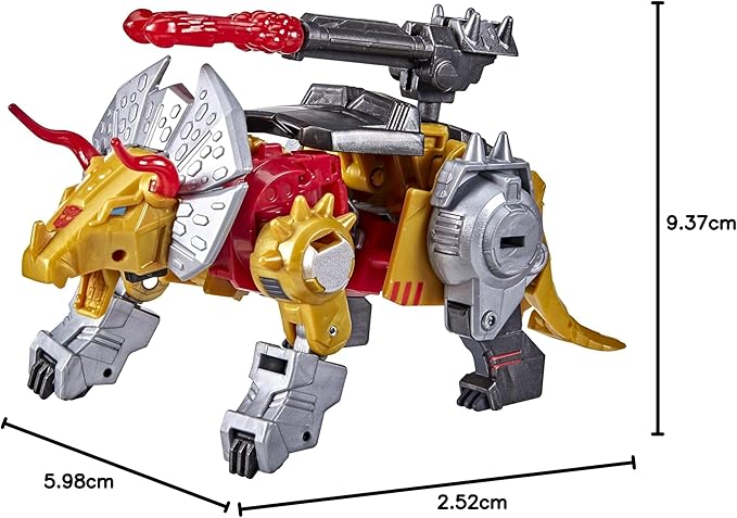 Transformers Bumblebee Cyberverse Adventures Toys Deluxe Class Dinobot Slug Action Figure, Blaster Fire Fury Action Attack, 5-inch - Figurio