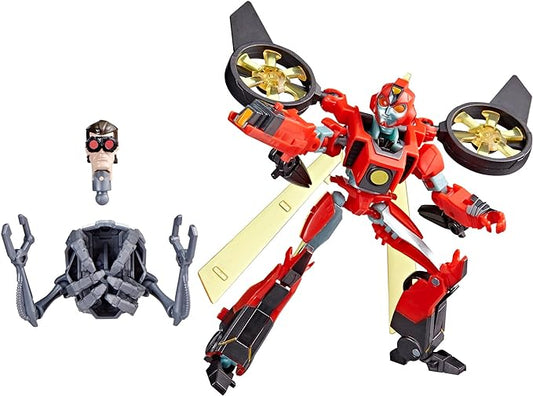 Transformers Toys EarthSpark Deluxe Class Terran Twitch Action Figure, 5-Inch, Robot Toys for Kids Ages 6 and Up - Figurio