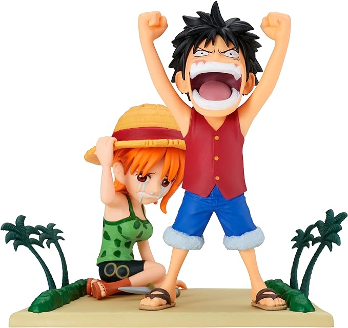 Banpresto - One Piece - Log Stories - Luffy & Nami, Bandai Spirits World Collectable Figure - Figurio