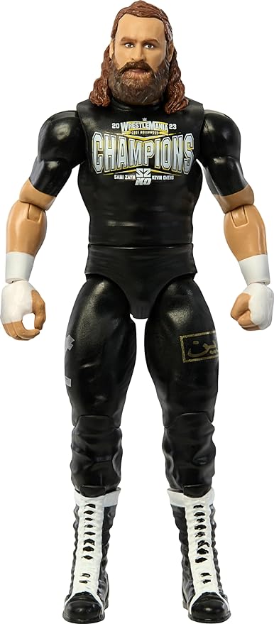 Mattel WWE Action Figure, 6-inch Collectible Sami Zayn with 10 Articulation Points & Life-Like Look - Figurio