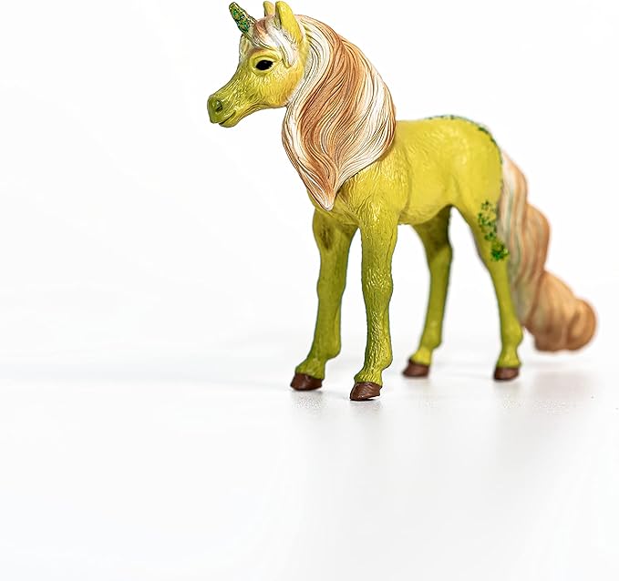 Schleich bayala, Unicorn Toys, Unicorn Gifts for Girls and Boys 5-12 years old, Kiwi Unicorn Foal - Figurio